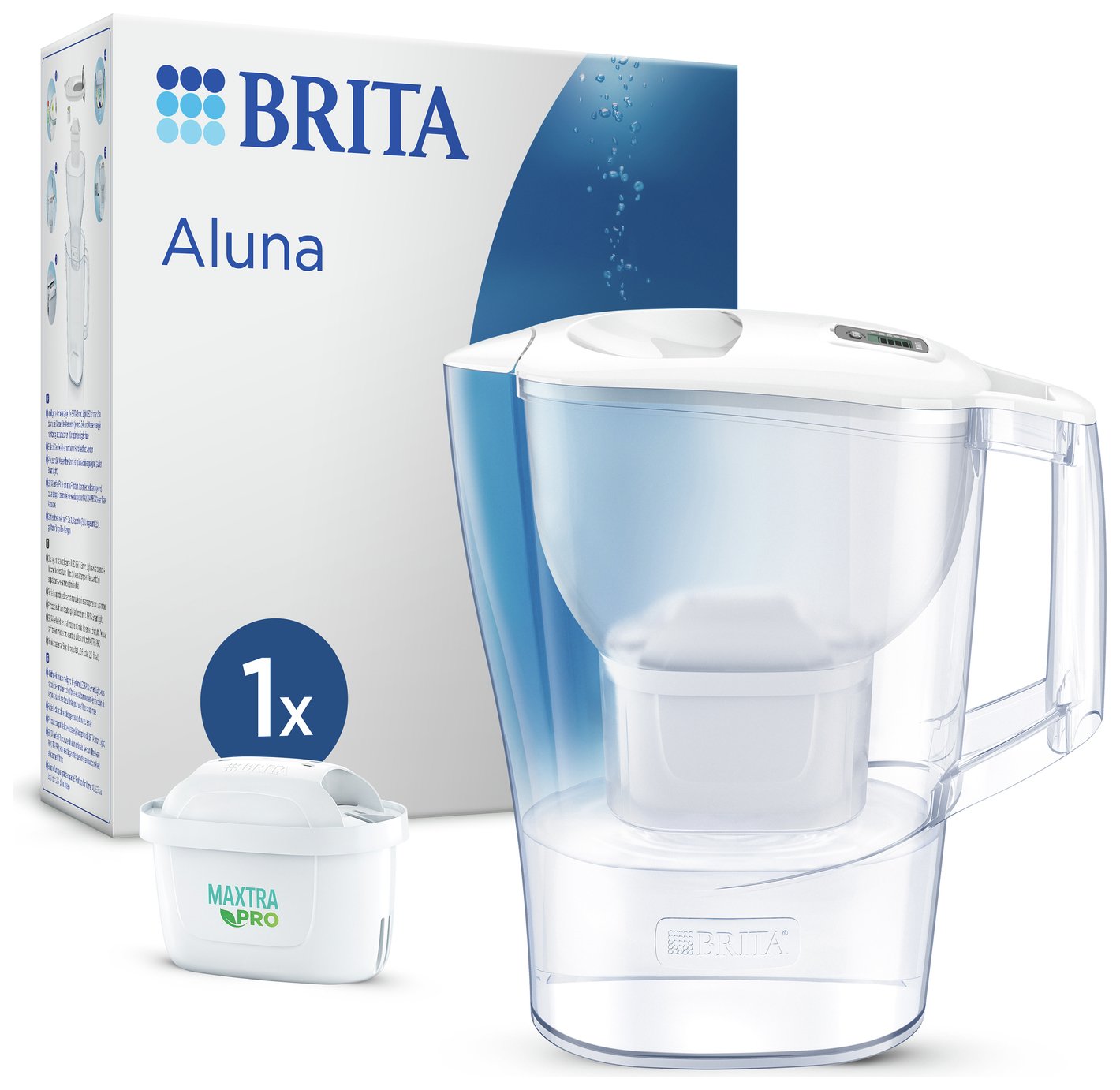 BRITA Aluna Water Filter Jug White 2.4L