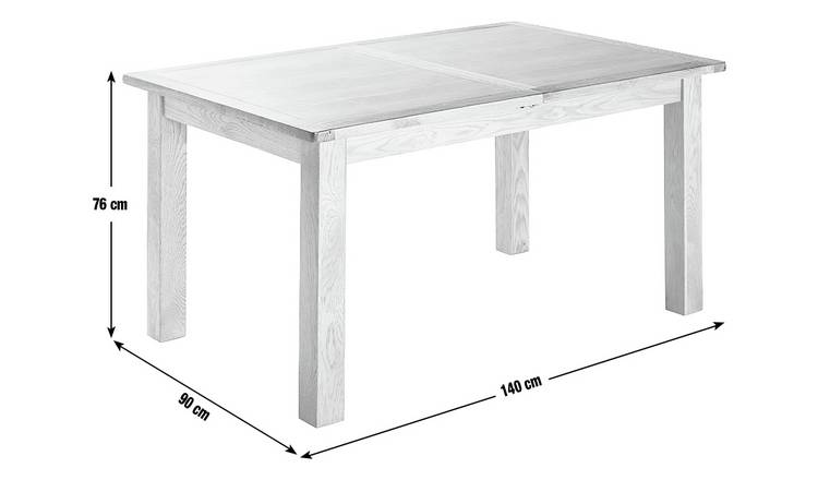 Ashwell extendable store dining table