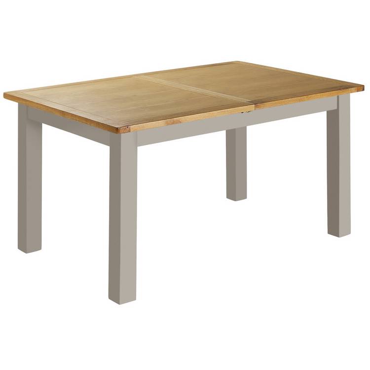 Argos Home Ashwell Extending 6 Seater Dining Table -Grey 0