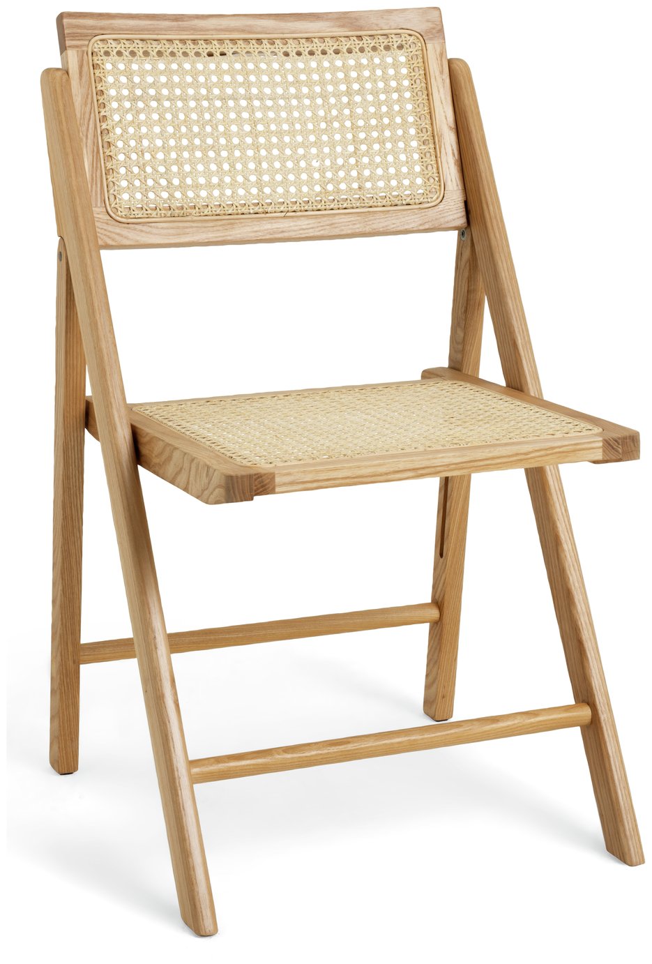 Habitat Peio Rattan Folding Dining Chair - Natural