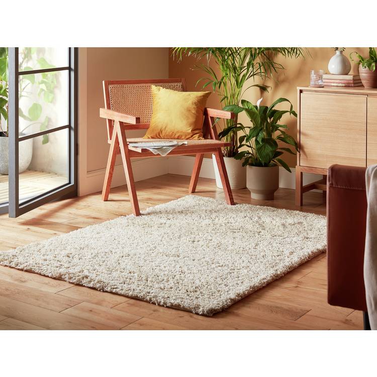 Habitat Cosy Ivory Shaggy Rug - 290x200cm 0