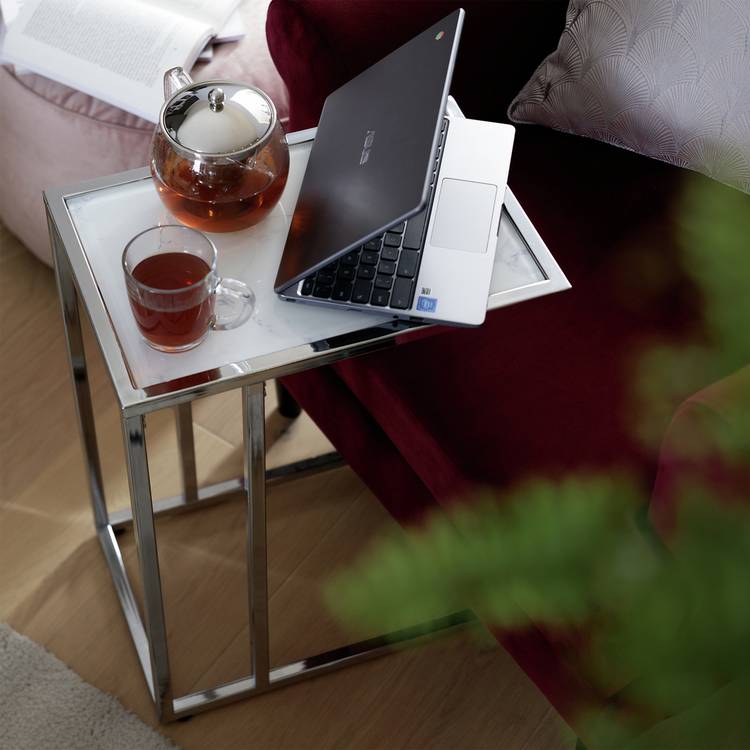 Argos Home Boutique C Shaped Table - Marble Effect 0