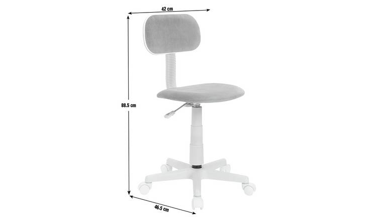 Argos grey swivel deals chair