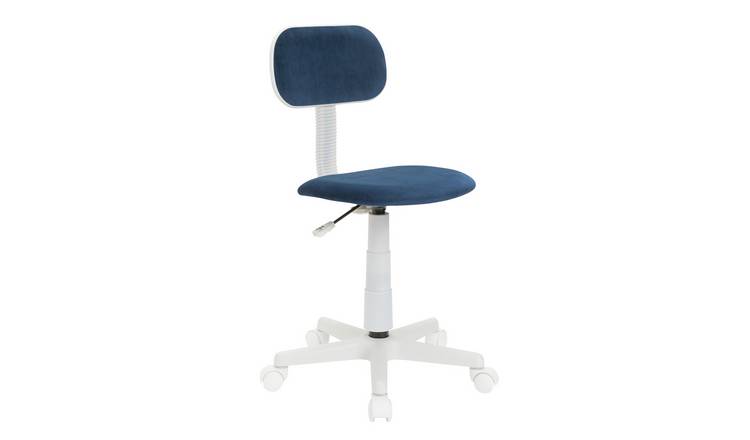 Argos Home Fabric Office Chair - Blue