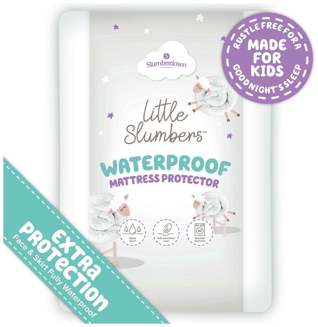 Little Slumbers Waterproof Mattress Protector - Single