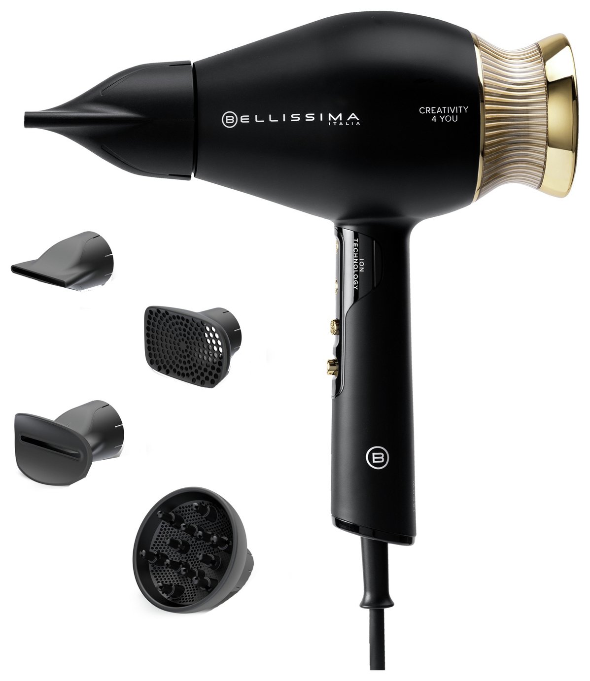 Bellissima Italia Creativity 4 You Hair Dryer with Diffuser