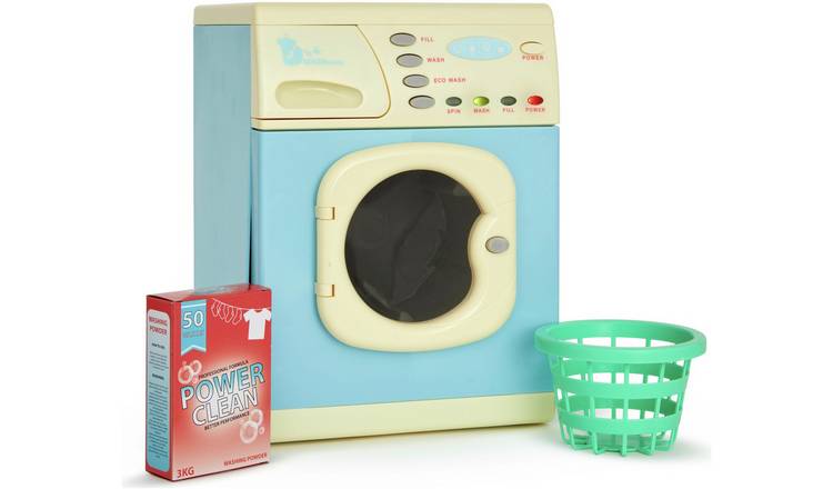 Mini Electric Washing Machine Children Pretend Role Play Makeup