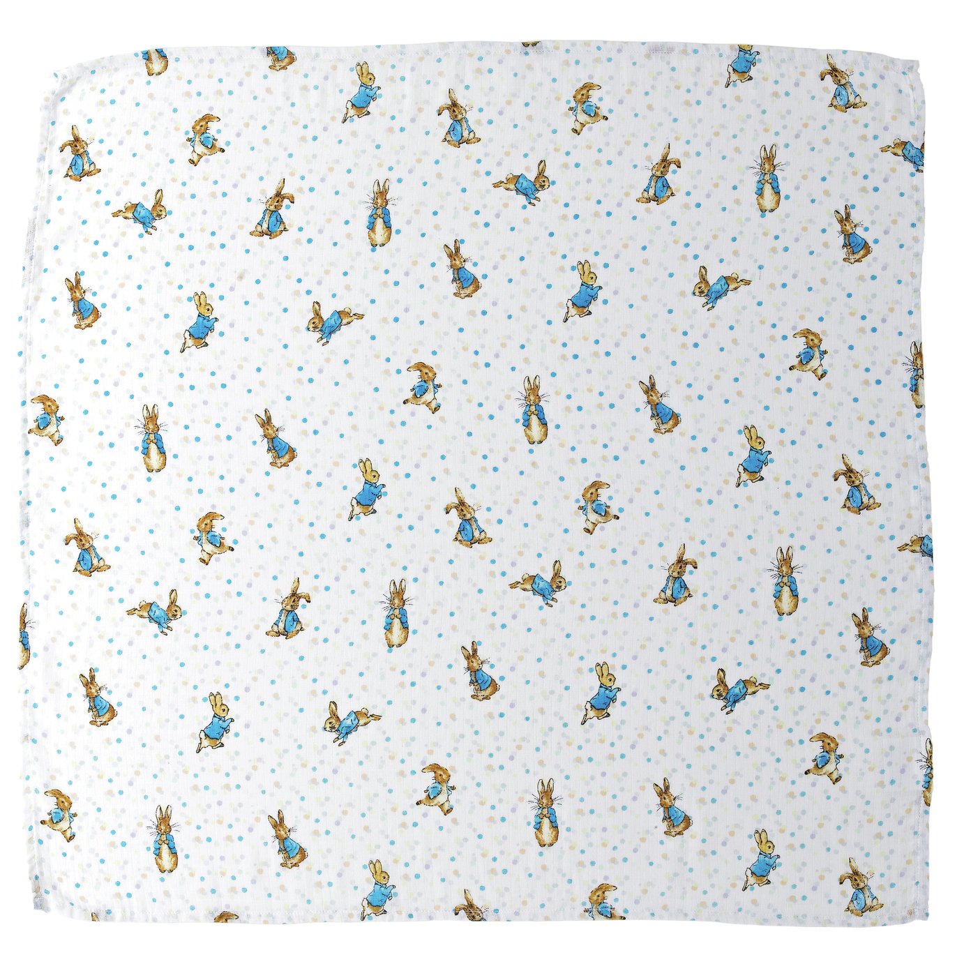 peter rabbit muslin squares