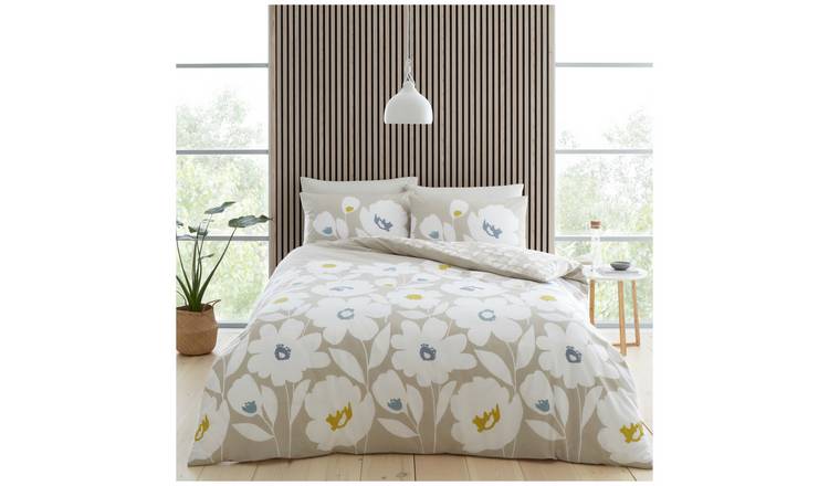 Catherine Lansfield Craft Floral Duvet Set King - Ger Gavin Home Interiors  - Home Furniture Store - Nenagh, Co. Tipperary