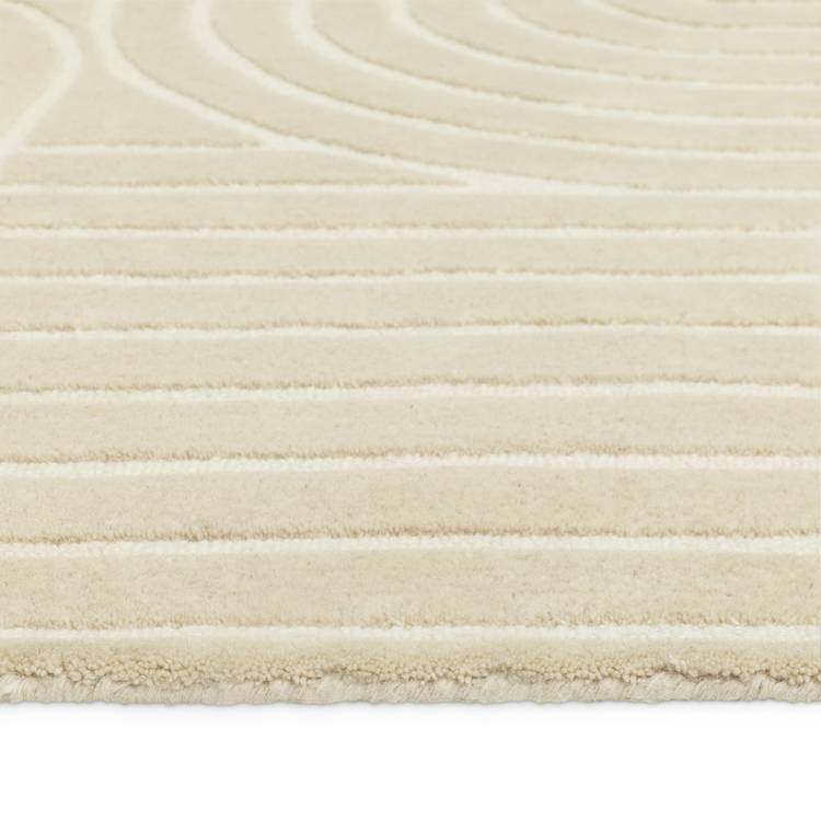 Habitat Mirage Carved Cream Cut Pile Rug - 230x160cm 0