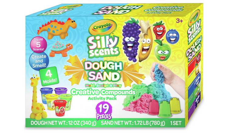 Rainbow 6-pack Scented Playdough With Fruit Scents Play Dough