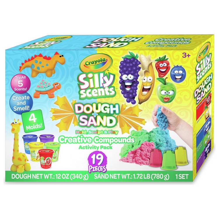 Crayola Silly Scents Sand & Dough Creative Compounds Set 0