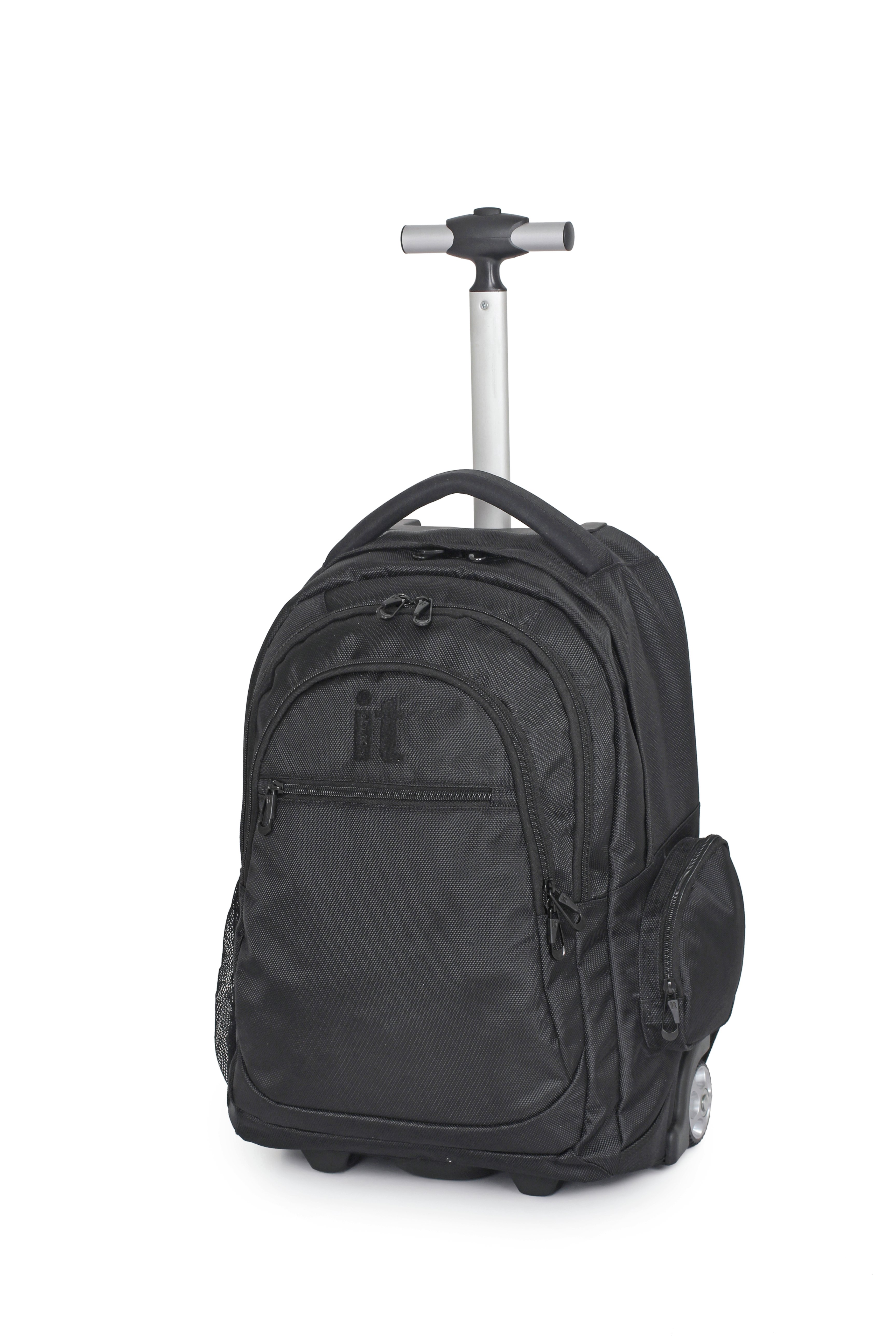 it Luggage 28L Backpack with 2 Wheels - Black (3092091) | Argos Price ...