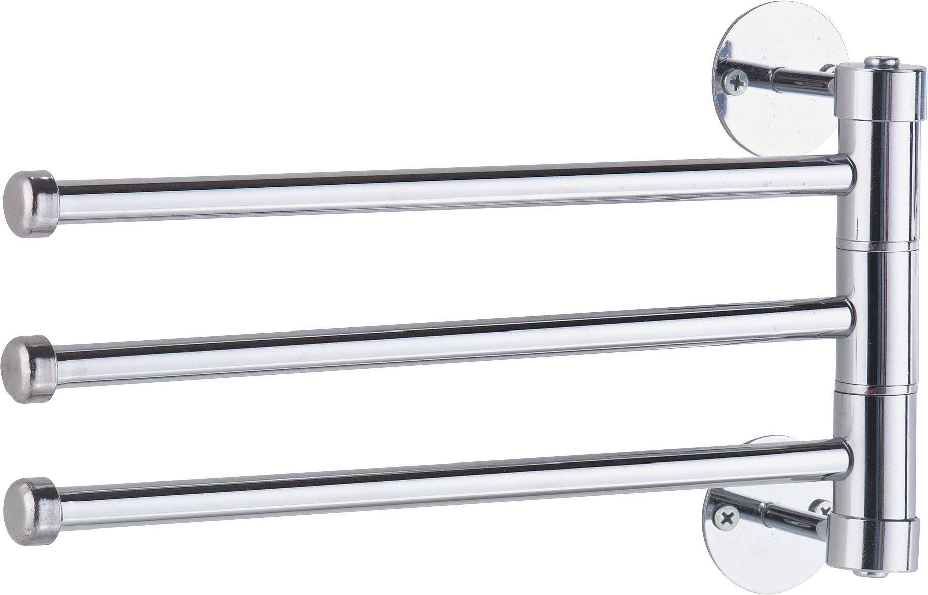 Argos Home 3 Tier Wall Mounted Chrome Towel Rail