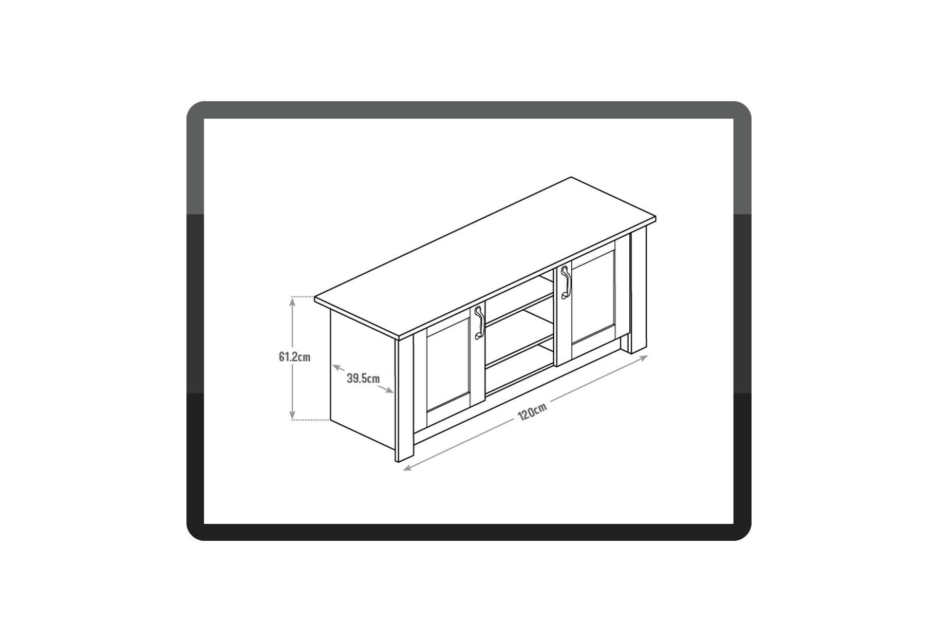 Argos Home Ohio 2 Door Low Sideboard & TV Unit Reviews