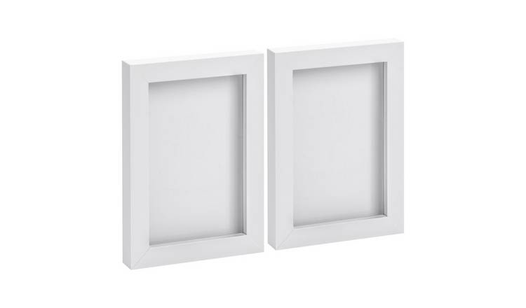 Nicola Spring Photo Frames - 4 x 6" - Set of 2 - White