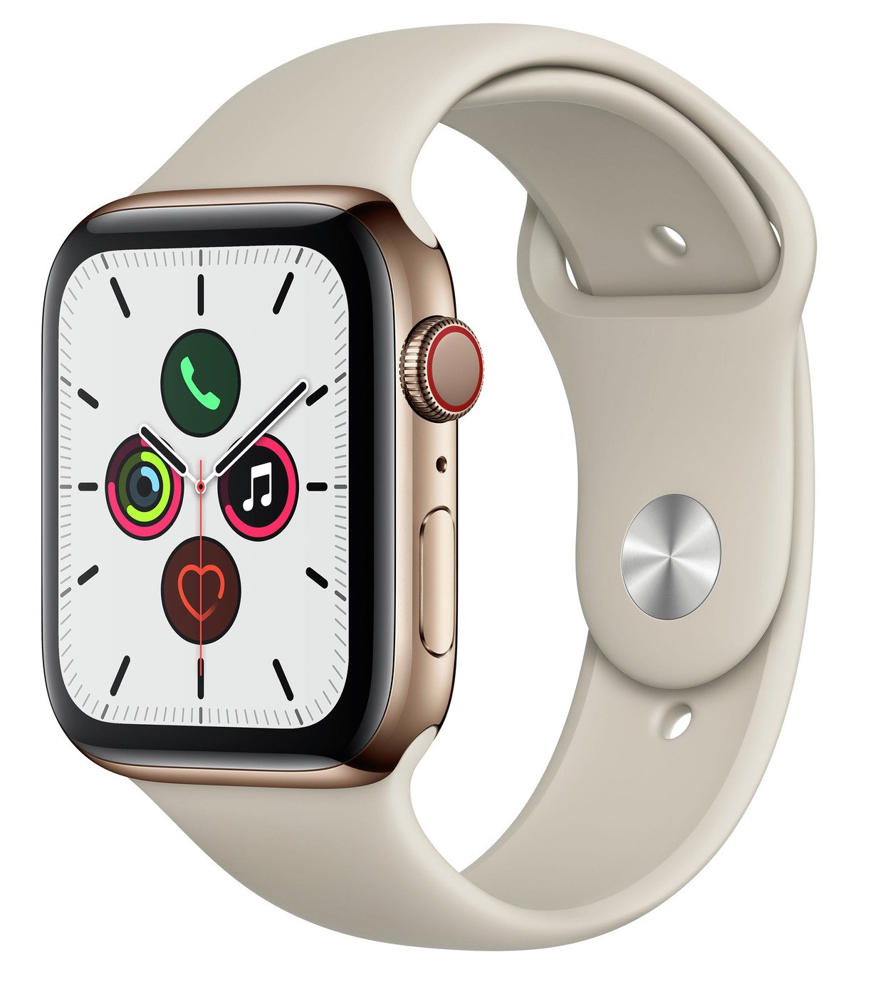 Apple Watch S5 Cellular 44mm Gold S Steel / Stone Band Review