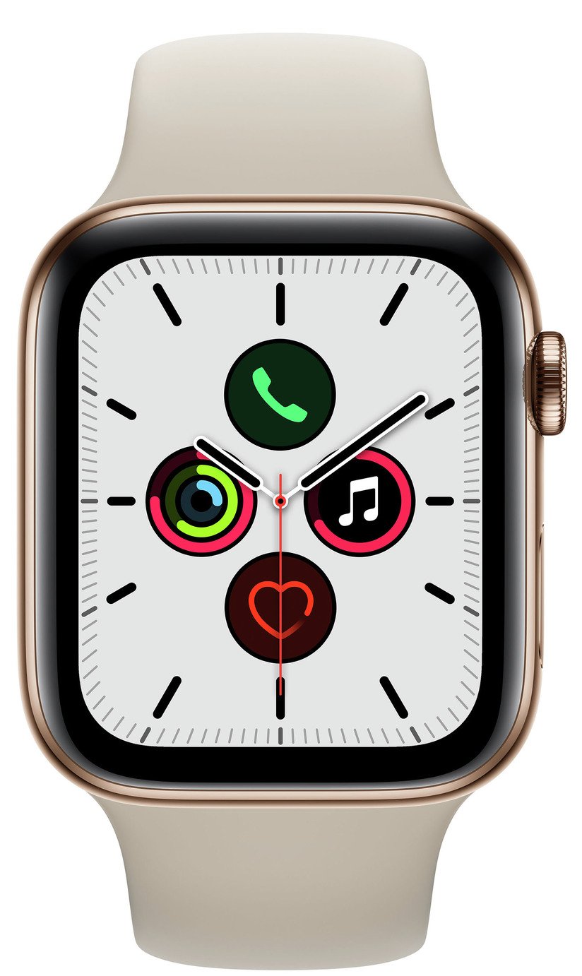 Apple Watch S5 Cellular 44mm Gold S Steel / Stone Band Review