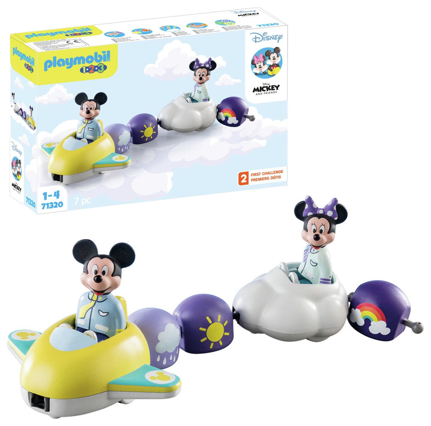 Playmobil 71320 1.2.3 Disney:Mickey's & Minnie's Cloud Ride