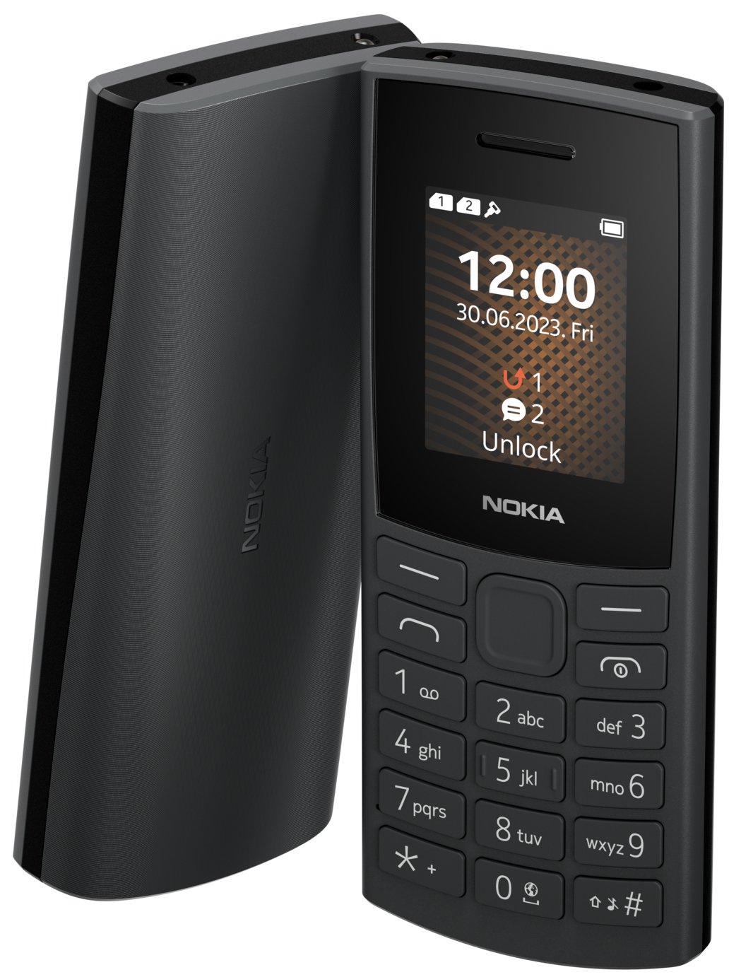 Vodafone Nokia 105 4G Mobile Phone - Charcoal