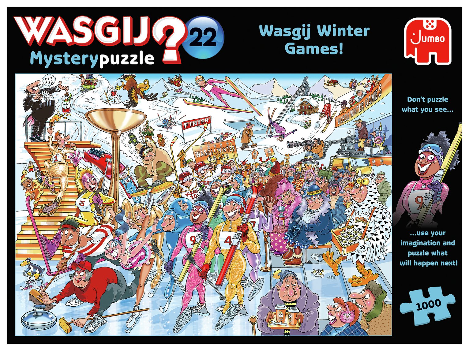 Wasgij Mystery 22 Winter Games 1000 Piece Jigsaw Puzzle