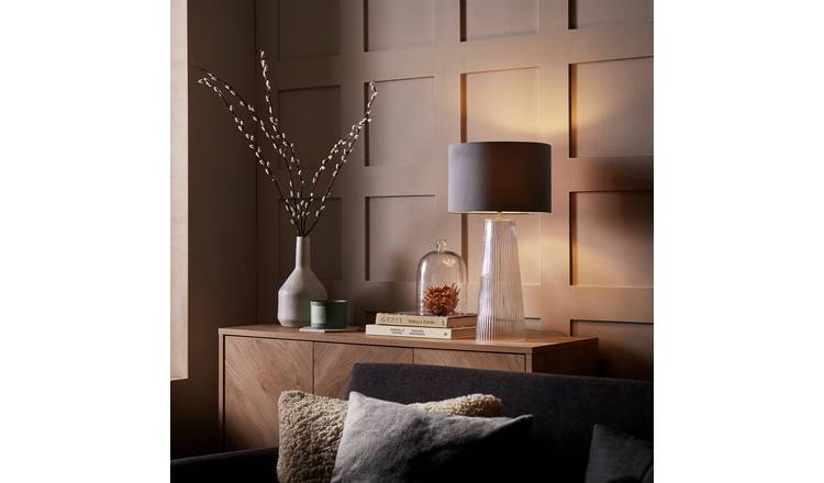 Argos dove on sale grey lampshade