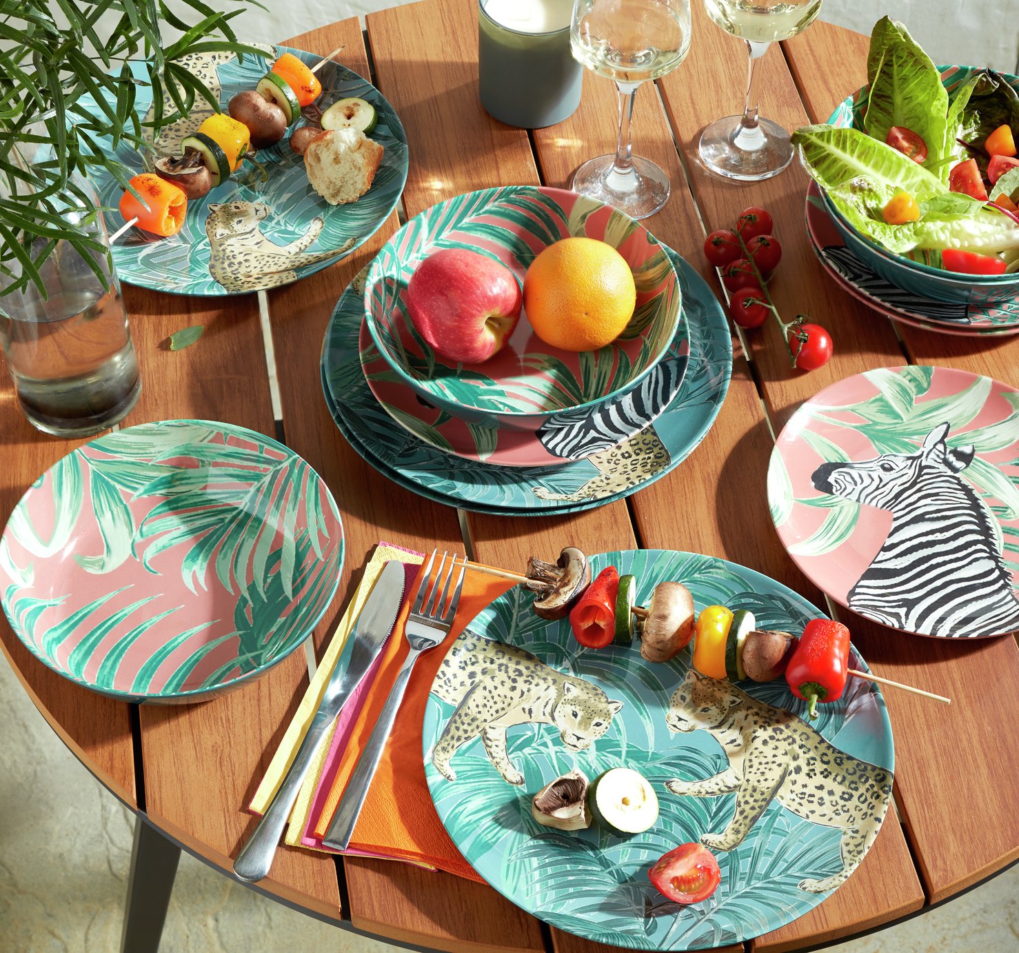 Argos Home Wilderness 12 Pack Picnic Tableware Set Review