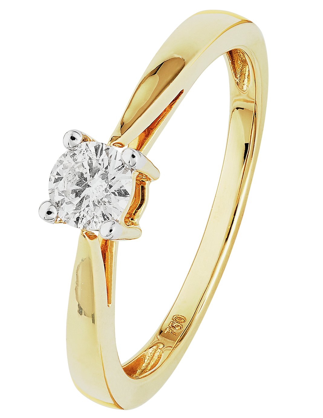 Revere 18ct Gold 0.25ct Diamond Solitaire Ring Review