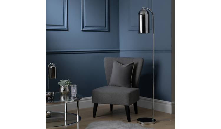 Argos chrome floor deals lamp