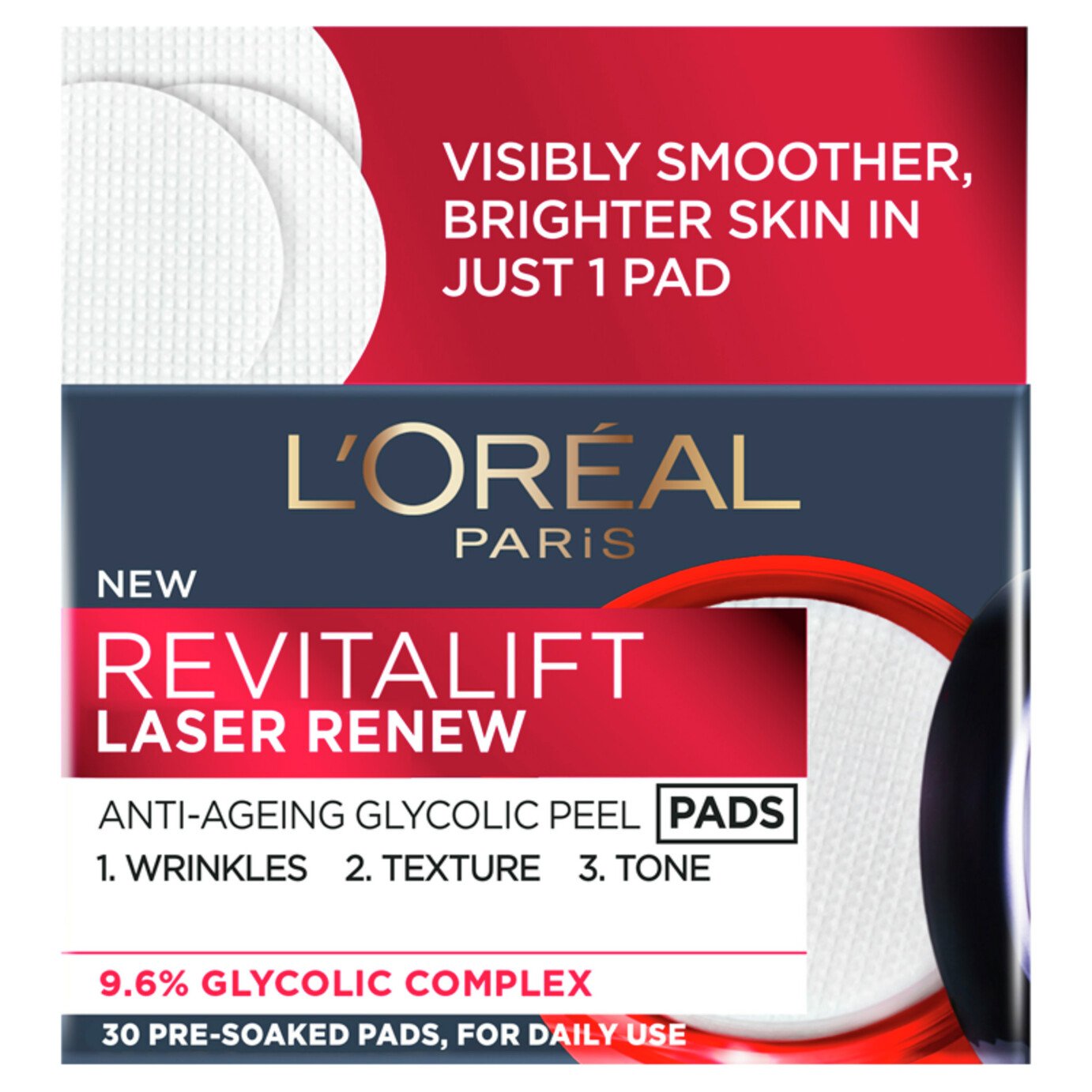 L'Oreal Revitalift Glycolic Peel Pads Reviews Updated July 2023