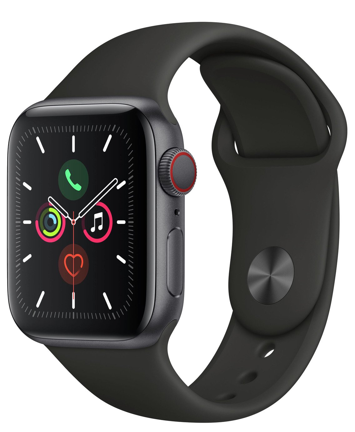 Apple Watch S5 Cellular 40mm Space Grey Alu/ Black Band