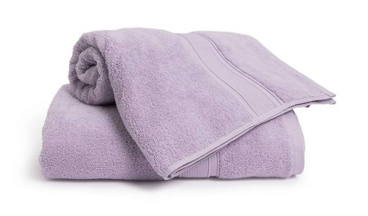 Buy Habitat Cotton Supersoft 2 Pack Hand Towel Lilac Towels Habitat