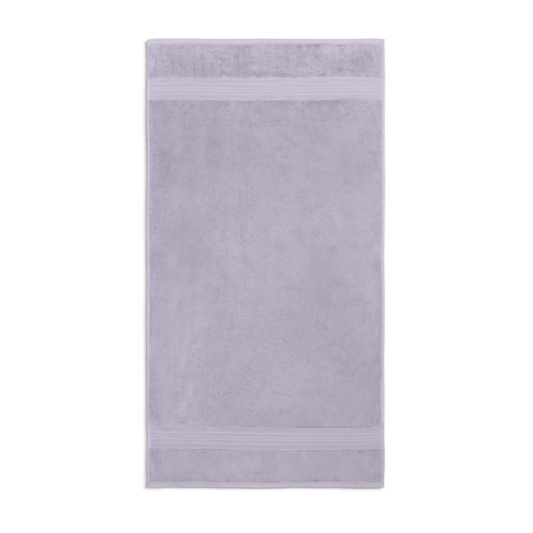 Cotton Velour Beach Towel Set Of 2 - Lavender, 35" X 70", Super Soft & Absorbent