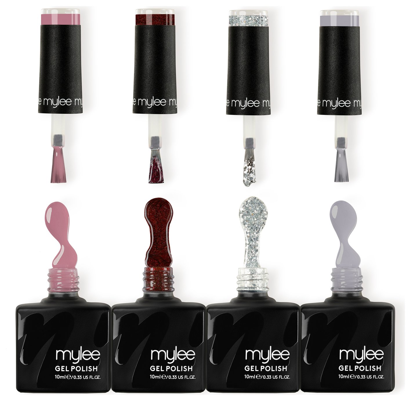 Mylee Colour Quad Night Owl Gel Polishes - Set of 4