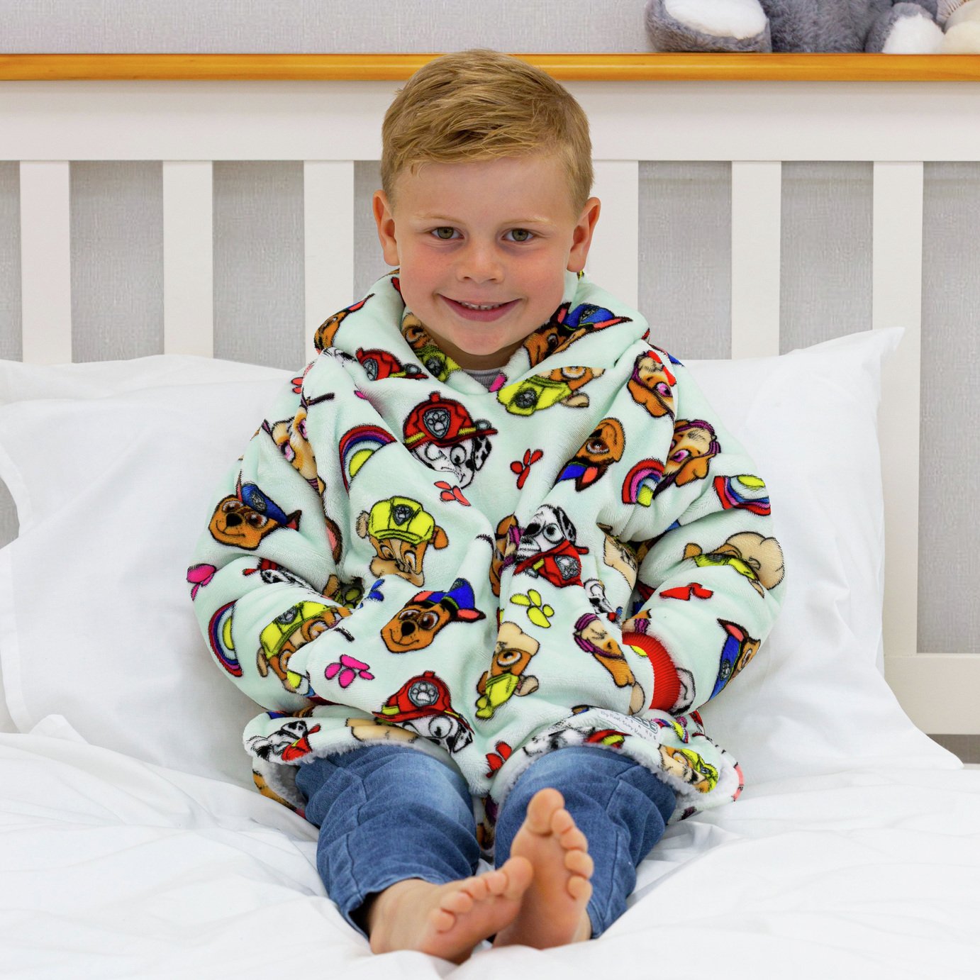 Hugzee Paw Patrol Pupster Fleece Hooded Blanket - Small