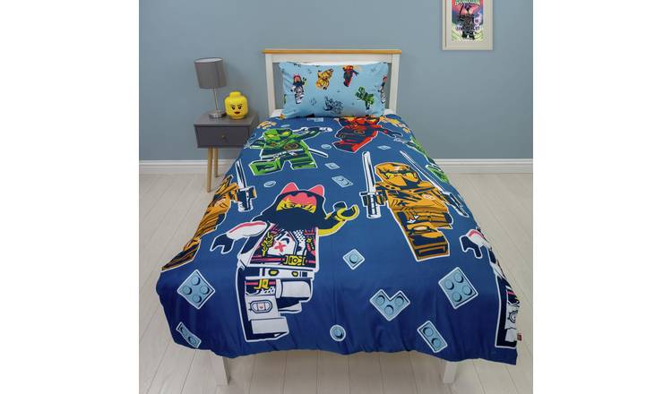 LEGO Ninjago Blue Kids Bedding Set - Single
