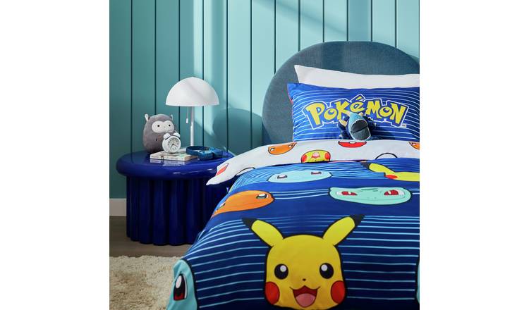 Pokemon Blue Kids Bedding Set - Single