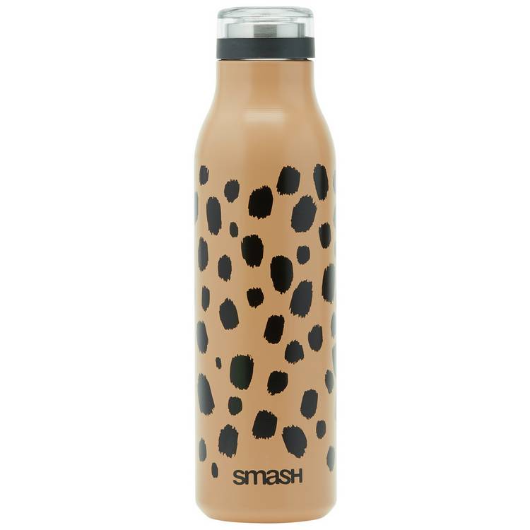 Smash Giraffe Print Stainless Steel Water Bottle - 500ml 0