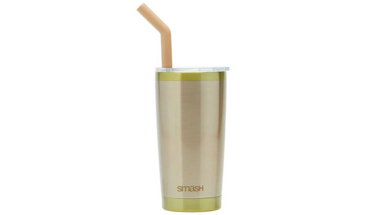 Buy Smash Dusky Pink Stainless Steel Travel Smoothie Cup Argos