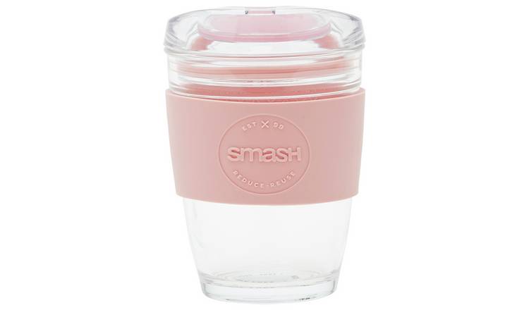 Buy Smash Mountain View Glass Travel Coffee Cup 340ml Flasks Argos