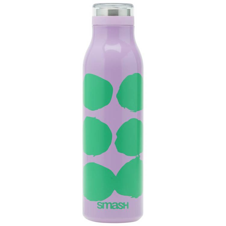 Smash Neon Pop Purple Stainless Steel Water Bottle - 500ml 0