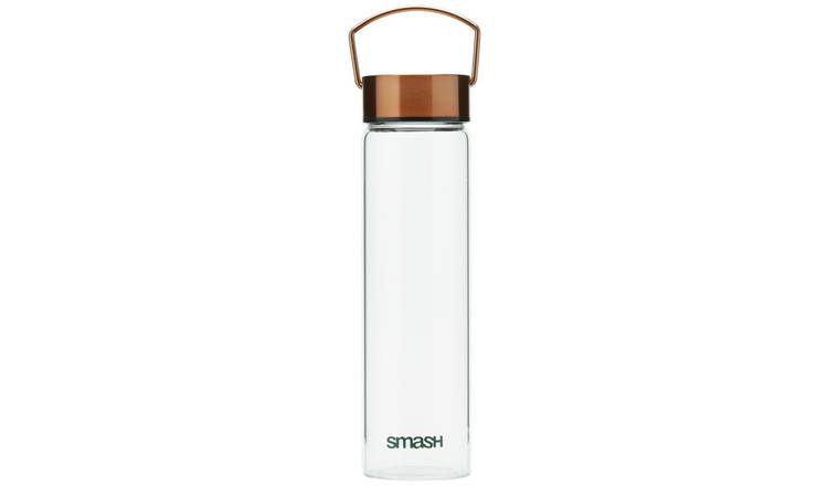 Smash Winter Bouquet Glass Water Bottle - 600ml