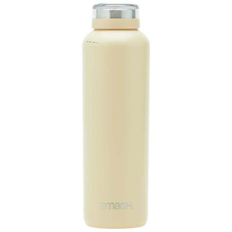 Smash Beige Stainless Steel Water Bottle - 500ml 0