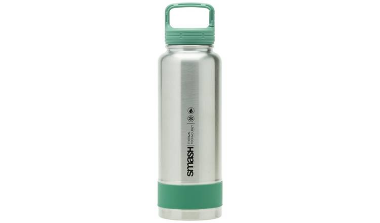 Smash Green Stainless Steel Camping Water Bottle - 1.2 litre