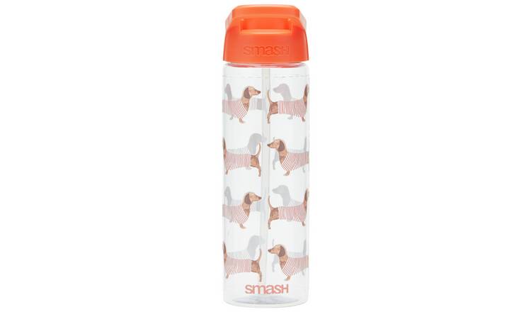 Smash Sausage Dog Orange Sipper Water Bottle - 700ml