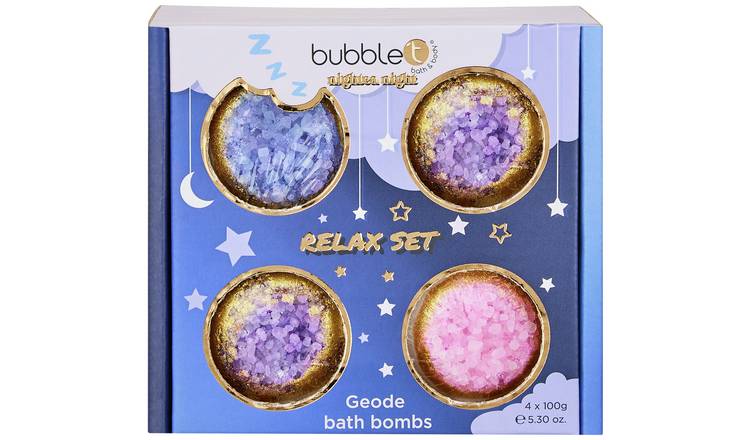 Bubble T Cosmetics Night Bath Bombs Fizzer Set