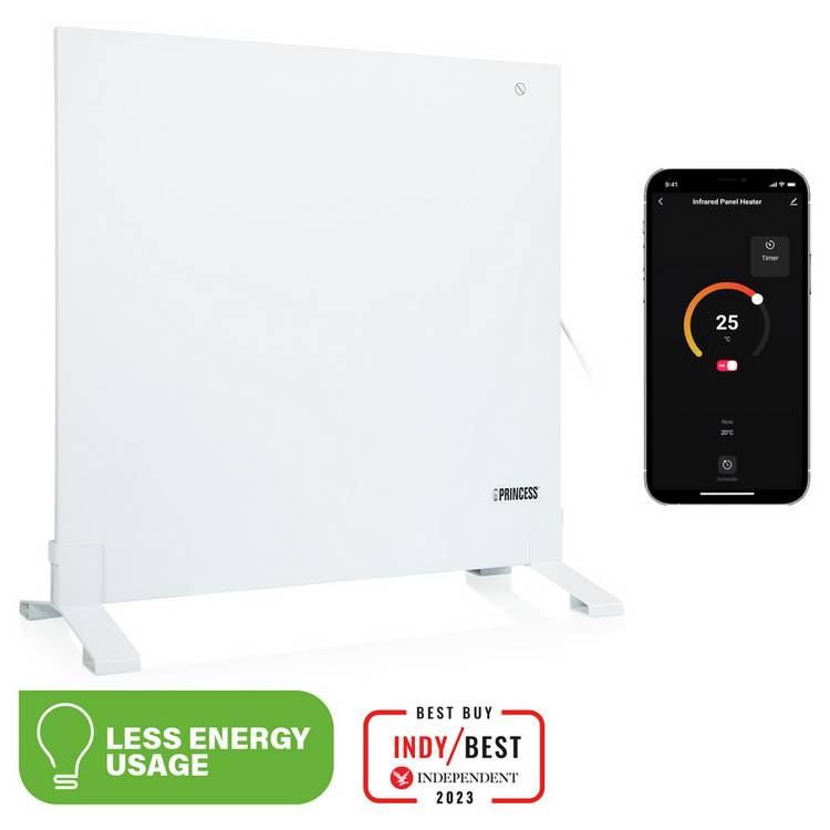 Princess 0.35kW Smart Infrared Panel Heater  0