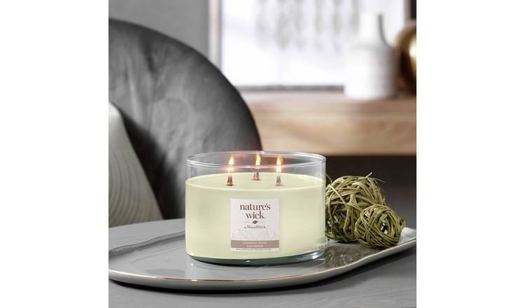 Natures Wick Large Multi Wick Candle - Cashmere Wool