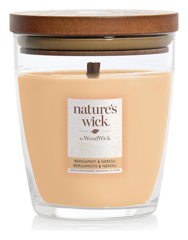 Nature's Wick Medium Jar Candle - Bergamot & Neroli