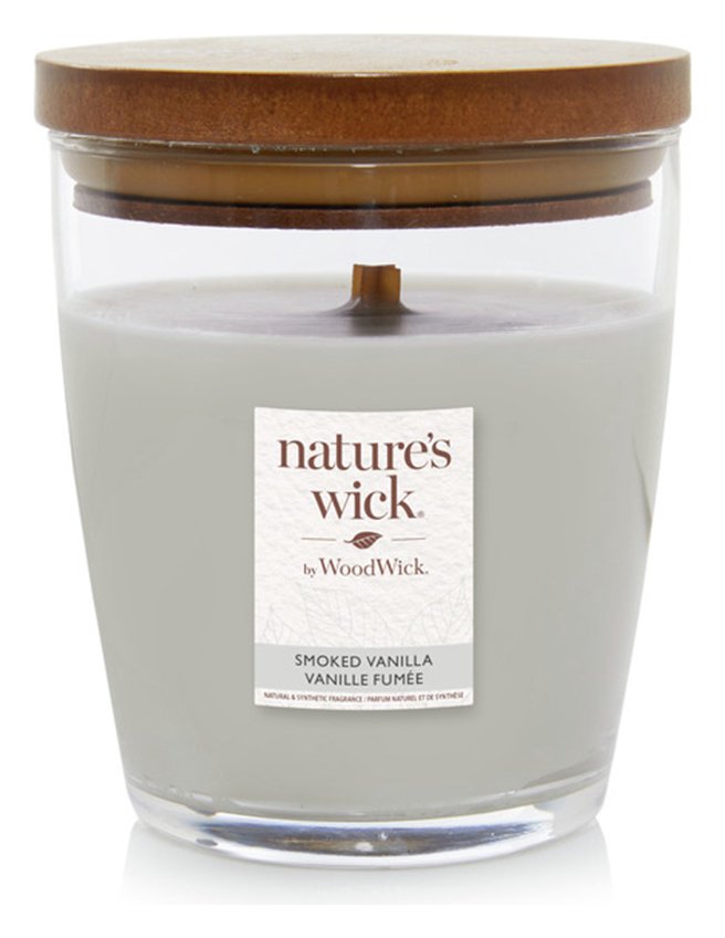 Nature's Wick Medium Jar Candle - Smoked Vanilla